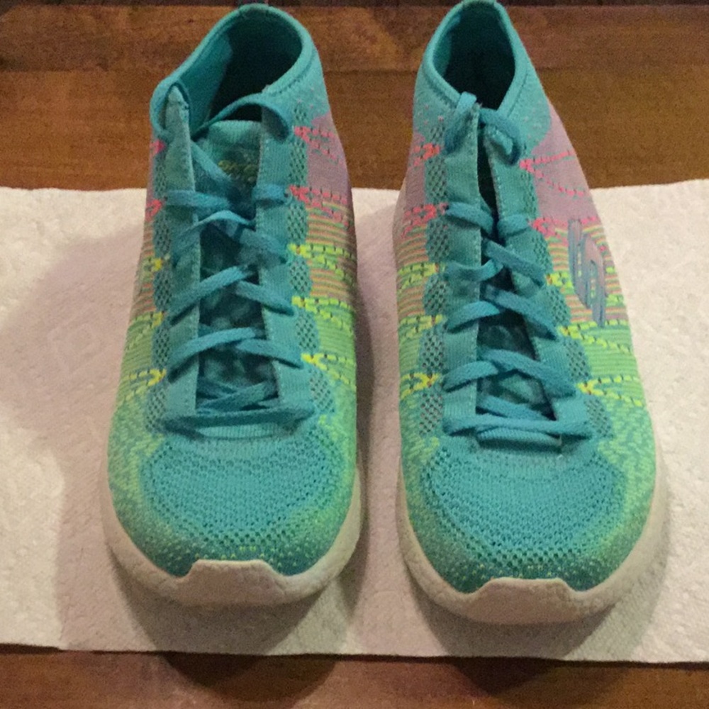 Sketchers multi color high tops